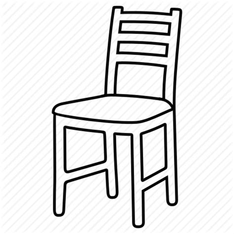 outline image of chair|chairs in a line clip art.